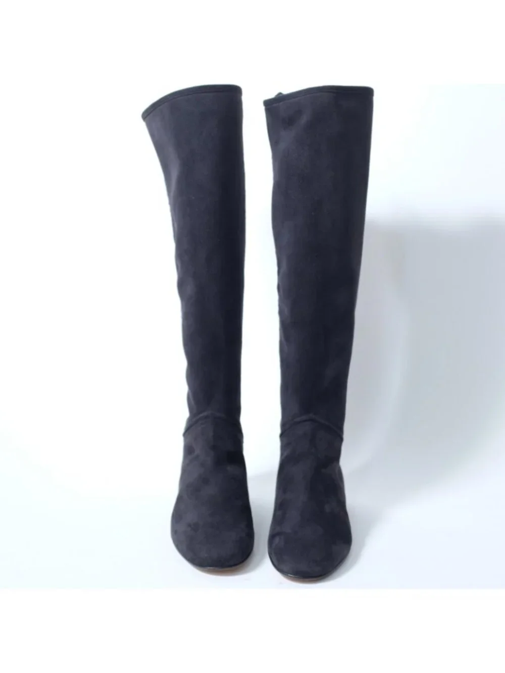 Loro Piana Jeanne Riding Boot 35 US 4.5 Black Suede